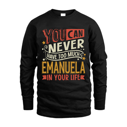 EMANUELA TT2-TK79 Personalized Funny Quote Apparel