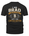 BRAD KT88-V9 - Personalized “I Am NAME I May Not Be Perfect, But I Am Limited Edition”