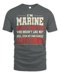 MARINE-KTL06-H009 I’m [NAME] – Think I Care? Personalized Funny T-Shirt