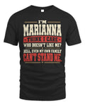 MARIANNA-KTL06-H009 I’m [NAME] – Think I Care? Personalized Funny T-Shirt