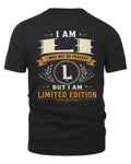 LI KT88-V9 - Personalized “I Am NAME I May Not Be Perfect, But I Am Limited Edition”