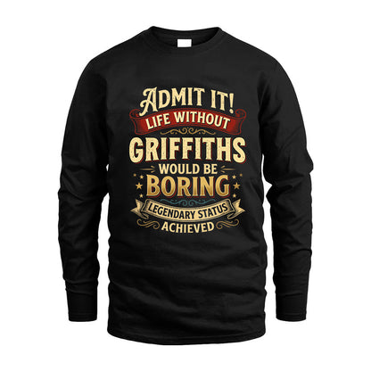 GRIFFITHS TT3-TK79 Personalized Funny Quote Apparel